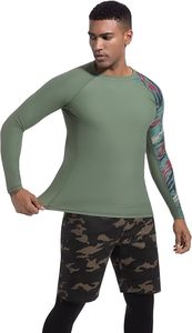 Maillot de bain anti-UV pour homme, vêtements de fitness, coupe confortable, adapté aux sports de plein air et à la salle de sport. - Product Image 3