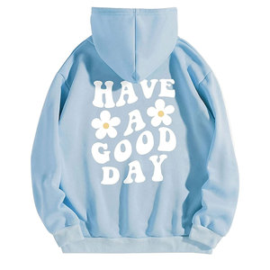 Sudadera con capucha holgada con diseño de estrella puntiaguda y letras estampadas, tendencia de nicho para otoño e invierno, básicos de algodón mezclado. - Product Image 1