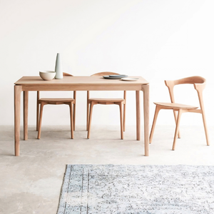 Ensembles de salle à manger modernes en teck de haute qualité avec tables et chaises pour salon, meubles de maison, hôtels, villas - Product Image 4