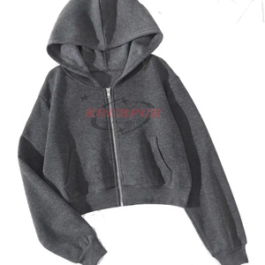 Sweat-shirt à capuche surdimensionné pour femme en coton uni, disponible en différentes couleurs, avec poches, longueur standard, idéal pour l'automne - Product Image 4