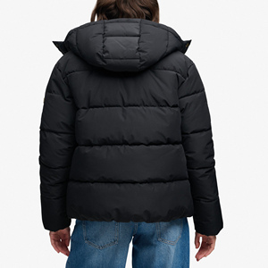 <b>Women's</b> Lightweight <b>Packable</b> Puffer <b>Jacket</b> Hooded Winter Quilted <b>Jacket</b> Custom <b>Women's</b> Padded <b>Jackets</b> - Product Image 2