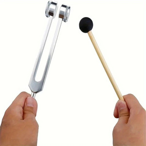 Diapasón de Sanación de 128Hz con Martillo de Silicona, Instrumento Musical para Terapia de Sonido - Product Image 1