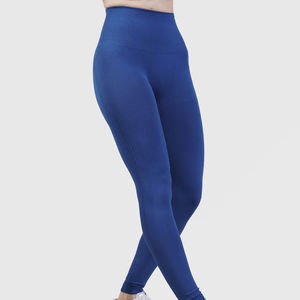 Leggings décontractés pour femmes, taille haute, longueur intégrale, personnalisables OEM, en tissu tricoté de qualité supérieure (Spandex/Nylon), respirant et à séchage rapide - Product Image 3