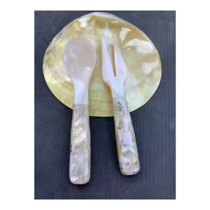 Vietnam Premium Seashell <b>Spoon</b> Handmade Shell <b>Serving</b> Utensil Decorative Dining Tableware for Retailers - Product Image 2