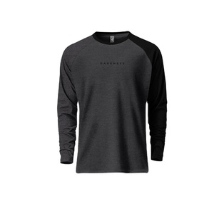 Camiseta de manga larga de gran tamaño vintage personalizada para hombre Diseño de algodón liso con estilo vintage para uso diario Ocasiones especiales - Product Image 4