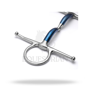 Mors à joue pleine en fer à articulation simple pour l'entraînement et le contrôle équestre - Product Image 4