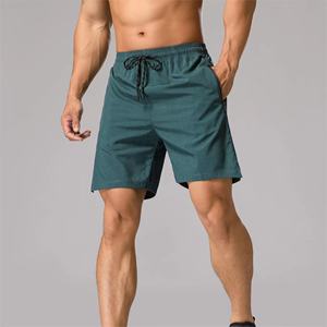 Fournisseur direct d'usine fabricant de haute qualité 100% coton shorts pour hommes séchage rapide Anti-rides Gym course décontracté solide - Product Image 2