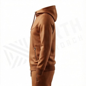 Survêtement en velours de haute qualité personnalisé pour hommes, vêtements de sport en velours, survêtement en molleton de luxe pour hommes, survêtements pour hommes - Product Image 3