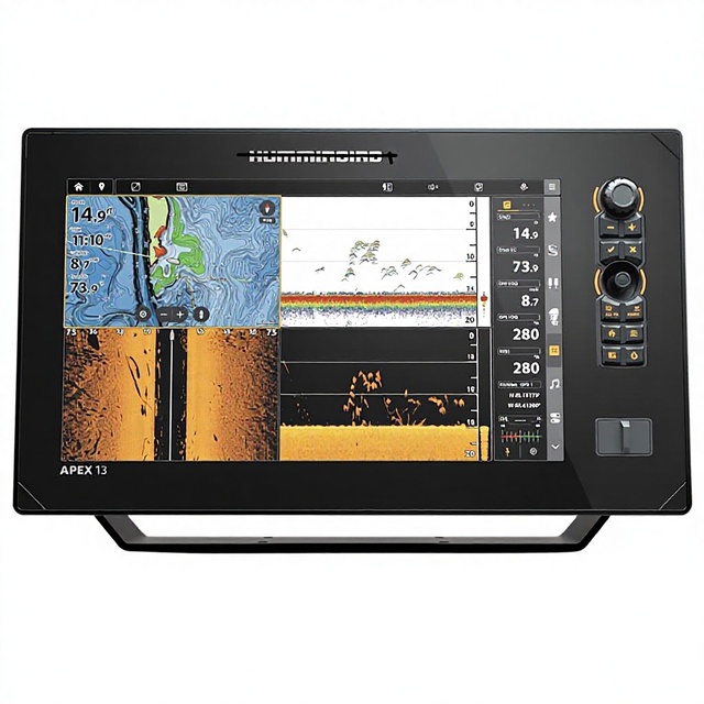 Elite FS 12 Fish Finder/Chartplotter with TotalScan Transducer