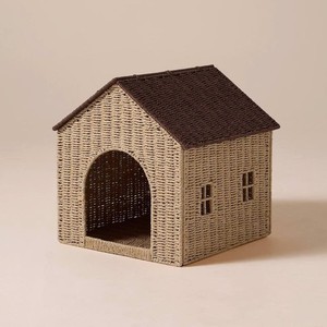 Cute Handmade Seagrass House Shape Kid <b>Basket</b> Eco Friendly <b>Toy</b> Storage <b>Basket</b> For Baby Room Decor - Product Image 1