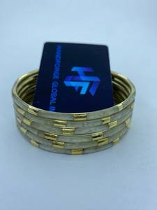 <b>Resin</b> Brass Bangles Wholesale Supplier Manufacturer Handmade Custom Plating Women's Ethnic Party Fashion <b>Resin</b> Brass Bangles - Product Image 2
