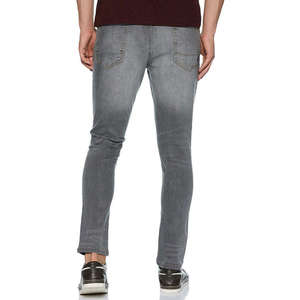 Pantalon en jean sur mesure pour homme, style streetwear, coupe slim, taille haute ou mi-haute, coupe droite - Product Image 2