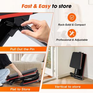 Panca Regolabile per Allenamento Domestico, Pieghevole, per Esercizi Total Body e Allenamento di Forza, per Uso in Palestra Domestica - Product Image 2