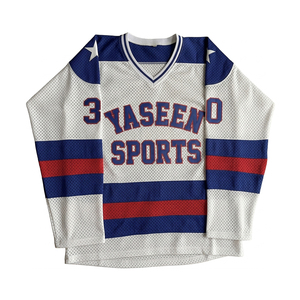 High Quality Custom Sublimation Ice Hockey Jersey-Premium 100% Polyester/Spandex Breathable Quick Dry Custom Team <b>Names</b> Numbers - Product Image 4