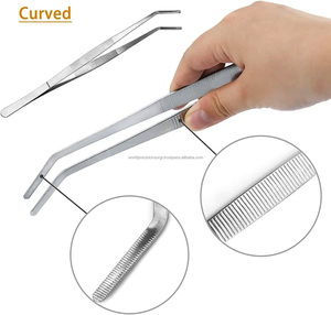 Surgical Dressing Forceps Set Stainless Steel Class I Manual ISO13485 Tissue <b>Clamp</b> Medical Instrument for Hospital Clinic Use - Product Image 4