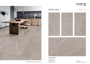 Azulejos de Porcelana Esmaltada de Alto Brillo, 24x48 Pulgadas, Formato Grande para Proyectos de Pisos y Paredes Interiores Contemporáneos - Product Image 5