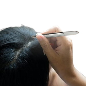 Professional Grade Stainless Steel Round Tip Eyebrow Tweezers Ultra Precision Hair <b>Removal</b> <b>Tool</b> for Salon & Personal Luxury Use - Product Image 6