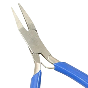 Pince à bijoux DETAIN IMPEX avec poignées bleues, pointe de précision pour la fabrication et le travail du fil, garantie 1 an, certifiée CE - Product Image 6