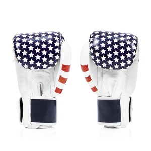 Gants de boxe imprimés drapeau américain Fairtex, sur mesure, meilleure qualité, nouveaux designs, gants d'entraînement et de sparring, gants en cuir faits à la main - Product Image 4