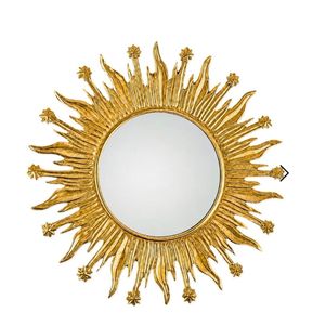 Décoration Murale Cœur Sacré en Métal Fini Laiton Vintage, Exquise Ornementation Religieuse Ex Voto Cœur Flammant Suspendu pour la Maison (Vente en Gros) - Product Image 4