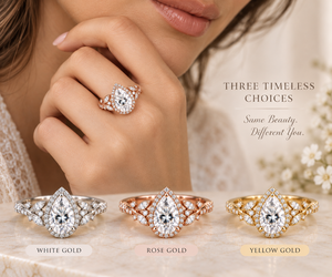 <b>Oval</b> Cut <b>Moissanite</b> <b>Engagement</b> <b>Ring</b> 925 Sterling Silver Rhodium Plated Luxury Leaf Vine Design Bridal Wedding <b>Ring</b> Custom Fine - Product Image 5