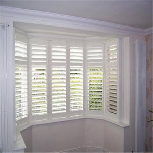 Tilleul PVC moderne direct de Chine pour hôtels entrepôts entrée salons pour fenêtre <span class=keywords><strong>baie</strong></span> vitrée salle de bain plantation volets - Product Image 3