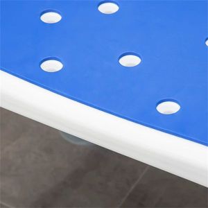 Sedia da Doccia Moderna in Metallo con Braccioli, Antiscivolo, Altezza Regolabile, Leggera e Pieghevole - Product Image 6