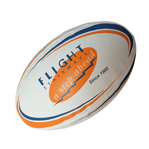 Ballon de rugby en caoutchouc cousu main durable à impression personnalisée Ballon de rugby en latex à haute rétention d'air de taille 5 - Product Image 5
