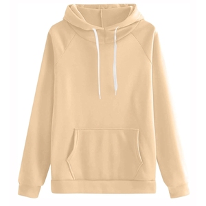 Ensemble de vêtements de sport pour femmes avec pantalon long à capuche, couleur unie, décontracté, ample, 2 pièces, automne-hiver, par GNG IMPEX - Product Image 5