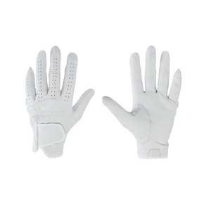 White Genuine Leather Golf <b>Glove</b> Right <b>Hand</b> Breathable Pull On Unisex Sports <b>Glove</b> - Product Image 6