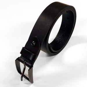 Cinturón Casual de Cuero Genuino Italiano Hecho en Corea, Duradero, Ancho 33mm, Largo 110cm, HN07 - Product Image 4