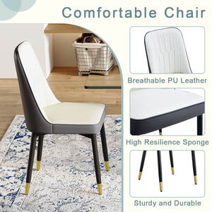 Meubles de salle à manger de qualité supérieure, vente en gros, table rectangulaire moderne et chaises, table de salle à manger de luxe et ensemble de 6 chaises - Product Image 4