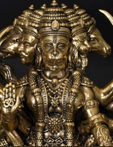 รูปปั้นพระพุทธรูปทองเหลืองขนาดใหญ่ |   เทพเจ้าแห่งโชคลาภแห่งฮินดู ของตกแต่งบ้านและวัด - Product Image 3