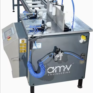 Machine de découpe de profilés en aluminium entièrement automatique et durable, scie à tête unique avec unité DRO pour portes, fenêtres et équipement d'atelier - Product Image 1