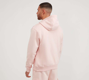 Conjunto Deportivo Unisex de Color Sólido con Capucha, Sudadera Casual de Manga Larga, Bolsillos Laterales, Corte Regular, Algodón Ligero 2 en 1 - Product Image 2