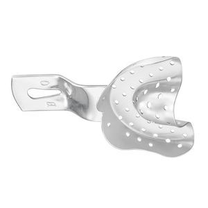 Plateaux d'empreinte dentaire en acier inoxydable de haute qualité pour dents supérieures et inférieures par Grip Surgical - Product Image 6