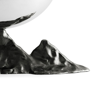 Bol à fruits en aluminium, centre de table moderne, luxe décoratif, or, écologique, durable, 2026 Saleem International - Product Image 3