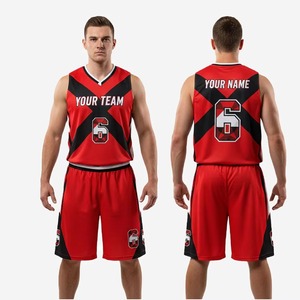 Ensemble Maillot et Short de Basketball Personnalisé par Sublimation – Respirant, Séchage Rapide – Tenue Athlétique pour Jeunes et Adultes en Extérieur - Product Image 1