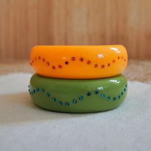 Pulseras de Resina Hechas a Mano, Accesorios de Moda Premium para Mujer, Calidad de Exportación al por Mayor TCE Tce00 - Product Image 4