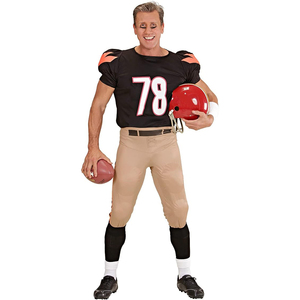 Ensemble uniforme de football américain pour hommes – Maillot sans manches à col en V et pantalon camouflage sublimé en polyester ajusté anti-humidité - Product Image 6
