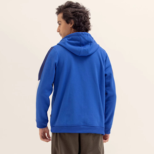 Sudadera con capucha personalizable 100% algodón con cremallera, térmica de invierno, forro polar sólido, con logo impreso digitalmente y teñido liso. - Product Image 5