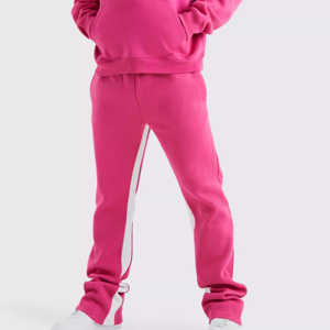 Conjuntos Deportivos de Alta Calidad para Hombre, con Pedrería, Corte Ajustado, 100% Algodón, Estilo Urbano, Diseño Sólido - Product Image 6