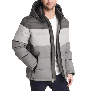 2025 Wholesale Printed Puffer <b>Jacket</b> Unisex Customized Logo <b>Winter</b> Wear Stand Collar Reasonable Comfortable OEM Service - Product Image 3