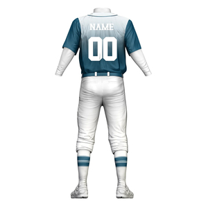 Conjunto de Uniforme de Béisbol Unisex Personalizado, 100% Poliéster, Transpirable, de Secado Rápido, Jersey y Pantalones Cortos Sublimados - Product Image 2