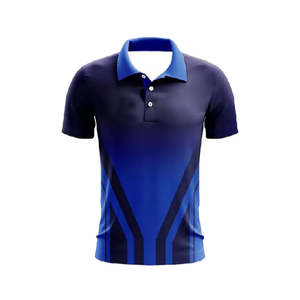 Chemises polo pour hommes personnalisées de haute qualité avec logo brodé, t-shirts pour hommes à fleurs sublimés en grande taille, chemise polo de golf colorée - Product Image 3