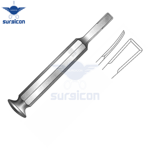 Osteotome chirurgical courbé Tessier, longueur 16 cm / 6-1/4 pouces, largeur 10 mm, pour la découpe et la mise en forme précises des os - Product Image 6