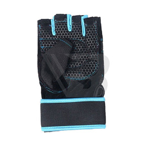 Lightweight Half-<b>Finger</b> Fitness Gloves for Bodybuilding Cycling Breathable Non-Slip Adjustable Wrist <b>Strap</b> Palm Protection Hand - Product Image 4