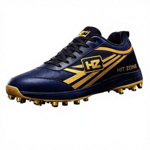 Calzado Deportivo Ligero para Cricket HIT ZONE Serie Velocity con Suela de Goma Flexible para Movimiento Rápido en el Suelo - Product Image 1