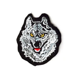 Custom Antique Fashion Badges Patch Hand Embroidered Safety <b>Pin</b> Style OEM Brass Bullion Canvas Fashion Patch - Product Image 1