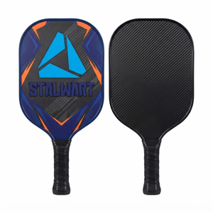 Raquette de pickleball Stalwart écologique, forme standard, 40 trous, poignée antidérapante, bleu gris, pour adultes, entraînement et compétition - Product Image 5